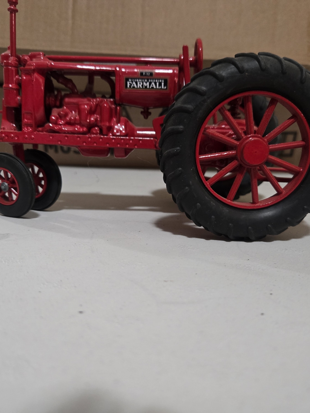 FARMALL Red Die-Cast Tractor Toy - Classic Kids Toy